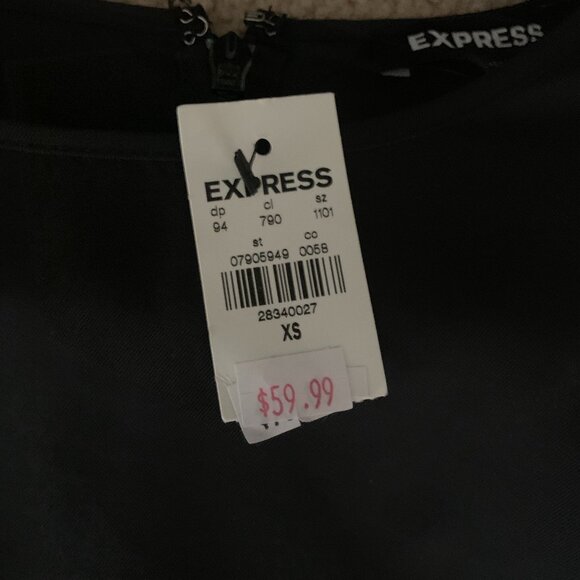 Express Jumpsuit, Black, Size XS - Picture 3 of 4